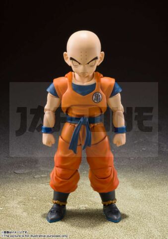 Dragon Ball Z Krillin Earth Strong Man Shf Reissue 13 Cm