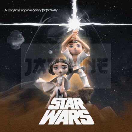 Star Wars Luke And Leia Minico 29 Cm