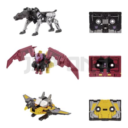 Transformers Takara Tomy Jaguar Buzzsaw And Ratbat Action Figurines
