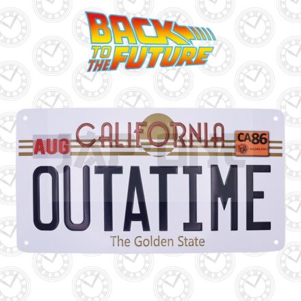 Back To The Future - License Plate Official Replica