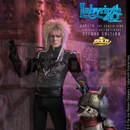 Labyrinth Jareth The Goblin King 1/6 Action Figur Deluxe Edition Gold