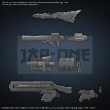 30Mm Opt Parts Set Armored Core Vi Fires Of Rubicon Weapon Set 09