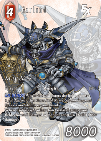 Final Fantasy Tcg May 186 - De (Garland)