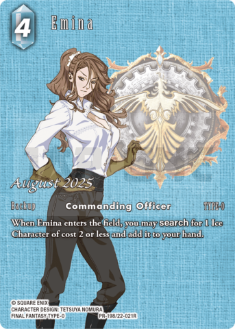 Final Fantasy Tcg - August 2025: Emina - Pr198 / 22-021R - En