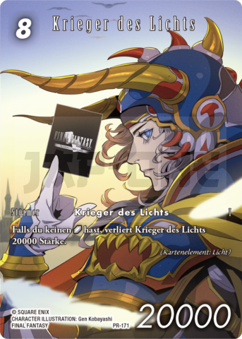 Final Fantasy Tcg - October 2025 B: Warrior Of Light - Pr171 - De