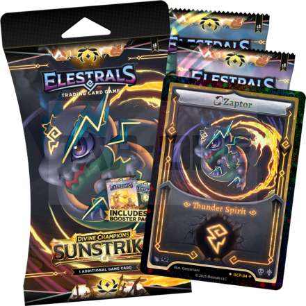 Elestrals Tcg: Stellar Zaptor Double Blister Pack - Sunstrike (Divine Champions) - En