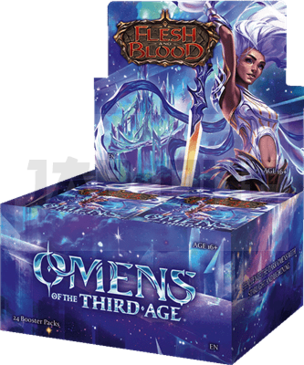 Flesh & Blood Tcg - Omens Of The Third Age Booster Display (24 Packs) - En