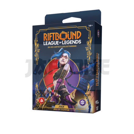 Riftbound: League Of Legends Tcg - Set One: Origins Champion Deck - Jinx Display (4 Decks) - Fr