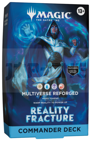 Mtg - Reality Fracture Commander Deck Display (4 Decks) - It