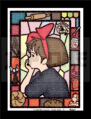 Kiki'S Delivery Service - Jigsaw Puzzle (150 Pieces) - Stained Glass Kiki