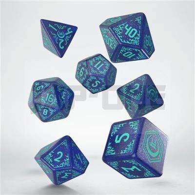 Shadow Scar Dice Set: Blue&Turquise