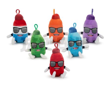 Kawaii - Energy Drink - Assortiment De 12 Plushs 6 Modèles - 13Cm