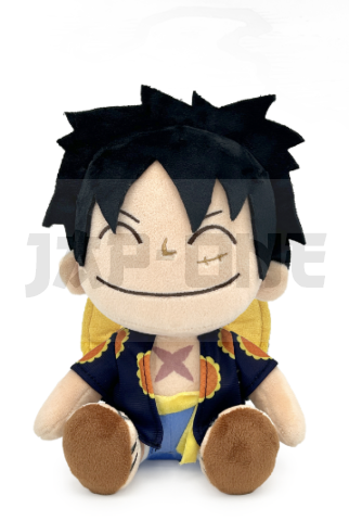 One Piece - Luffy Rosa Dress - Peluche Sitting 22Cm