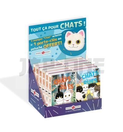 HACHI & MARURU - CHATS DES RUES - DISPLAY COMPTOIR 16 EX_LDS