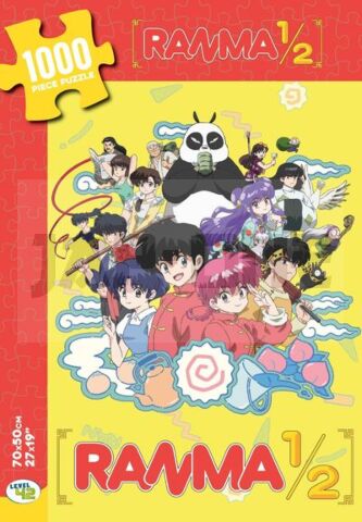 RANMA 1/2 / PUZZLE 1000 PIECES / JEU DE PATIENCE ET DE REFLEXION / 68X49 CM
