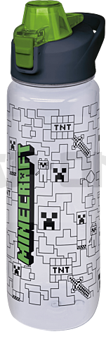 Minecraft - Bouteille De Sport "Lock Top" - 1075Ml