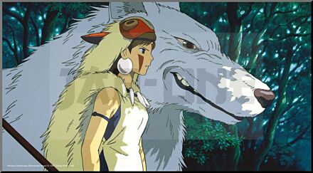 Princess Mononoke Wood Panel