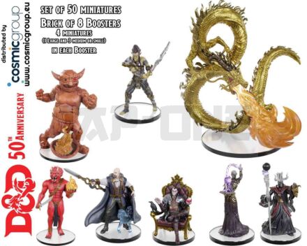 Dungeons & Dragons - Icons Of The Realms: 50Th Anniversary - 8 Ct. Booster Brick