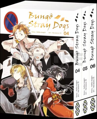 PACK OR : BUNGO STRAY DOGS T10 À T12