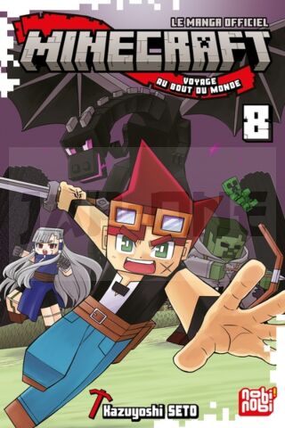 MINECRAFT, LE MANGA OFFICIEL - VOYAGE AU BOUT DU MONDE T08