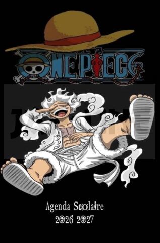AGENDA SCOLAIRE ONE PIECE 2026-2027