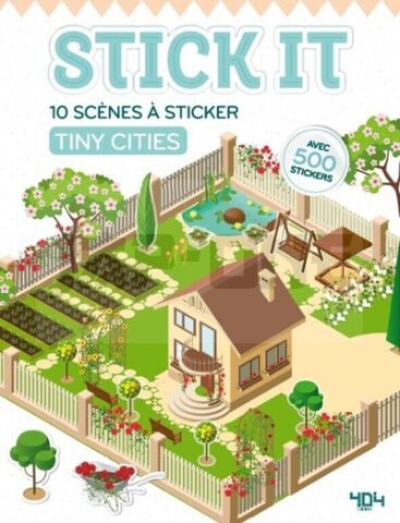 STICK IT - TINY CITIES - 10 VILLES MINI A CREER