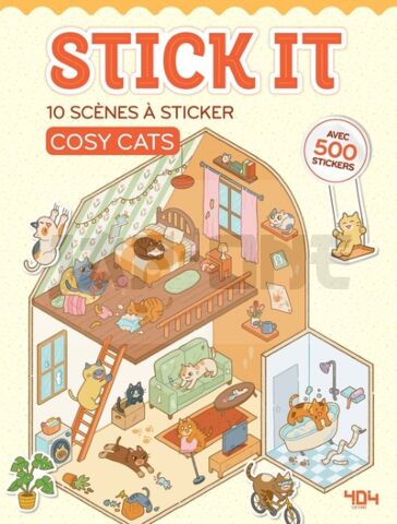 STICK IT - 10 SCÈNES COSY CAT À CRÉER