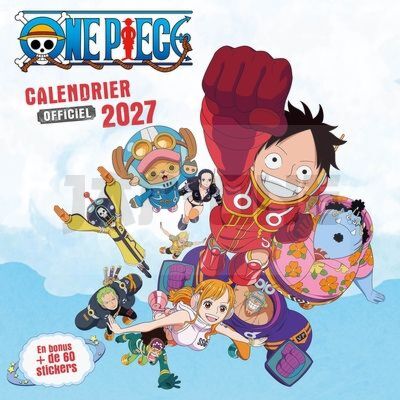 ONE PIECE - MON CALENDRIER OFFICIEL 2027 (DE SEPT. 2026 A DEC. 2027)