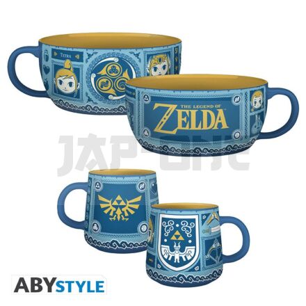 The Legend Of Zelda - Wind Waker - Set Petit Déjeuner Mug + Bol