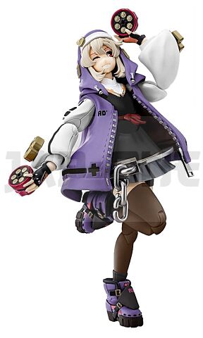 Guilty Gear Strive figurine Plastic Model Kit Bridget Articulated Purple Color Ver. 14 cm