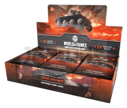 World Of Tanks Tcg Siege Engines Présentoir Boosters (24) *Anglais*