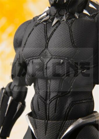 Black Panther Movie+Set Efectos Roca Fig 15 Cm Marvel Avengers Infinity Wars Sh Figuarts
