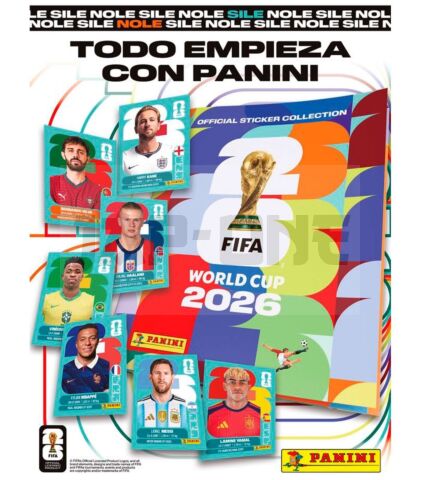 Caja De 50 Sobres Fifa World Cup 2026 Sticker - Panini Cromos