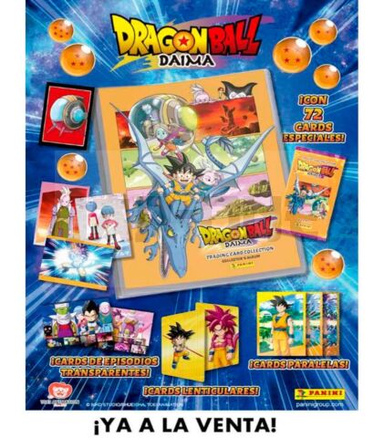 Cartón (Álbum + 4 Sobres + 2E.C) Dragon Ball Daima - Panini Cromos