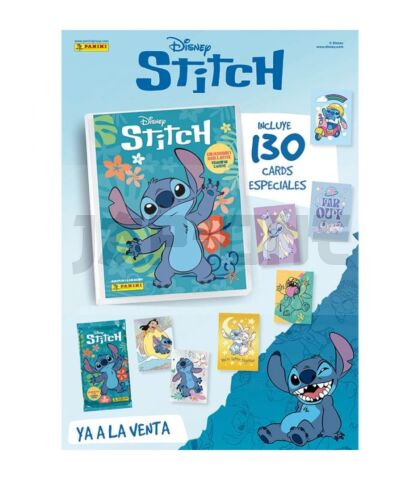 Cartón (Álbum + 4 Sobres) Stitch Disney Tc De Panini Cromos