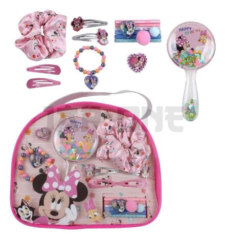 Disney Set De Beauté Trousse De Toilette Accessoires Minnie Mouse