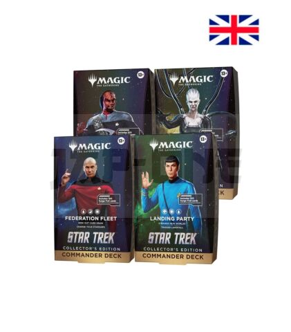 Collector´S Edition Commander Display (4 Packs) En Star Trek - Magic The Gathering