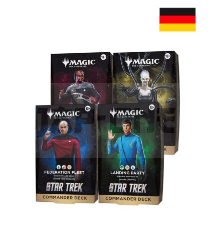 Commander Display (4 Packs) De Star Trek - Magic The Gathering