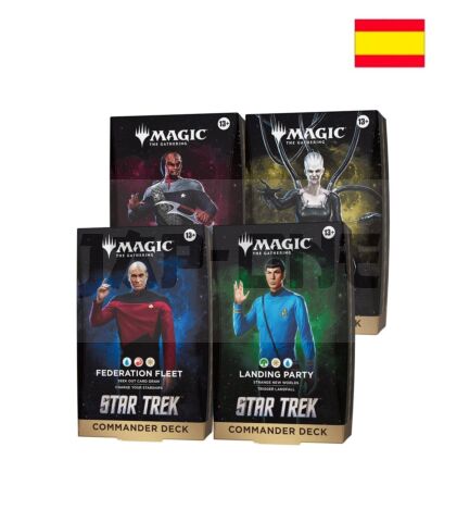 Commander Display (4 Packs) Es Star Trek - Magic The Gathering