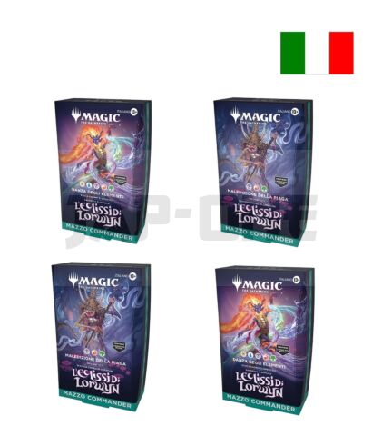 Commander Display (4 Packs) Lorwyn Eclipsado It - Magic The Gathering