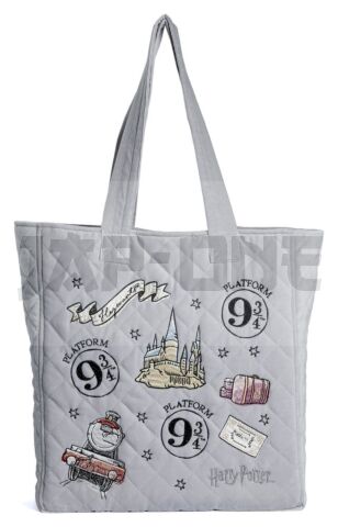 Harry Potter Sac Shopping Quai 9 3/4 En Velours Brodé