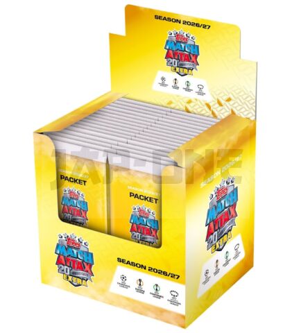 Display Box 2026/27 Ucc Match Attax Extra(36 Unidades) Temp 2026/27 - Topps Europe