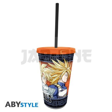 Dragon Ball - Gobelet Avec Paille - 470 Ml - Dbz/Super Saiyans