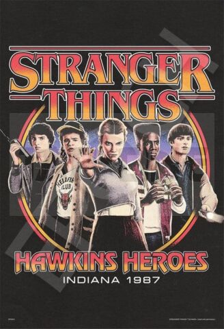 Stranger Things puzzle 1000 pièces Hawkins Heroes