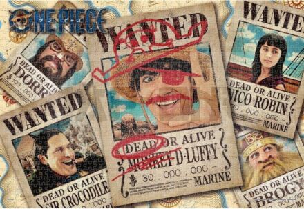 One Piece puzzle 1000 pièces Wanted