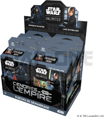 Star Wars: Unlimited - Cendres De L'Empire Deck Display Fr