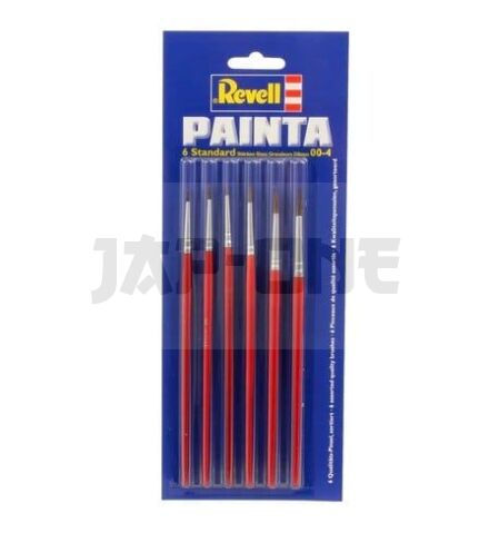 REVELL - Painta Pinceaux standard - 6pcs (Blister)