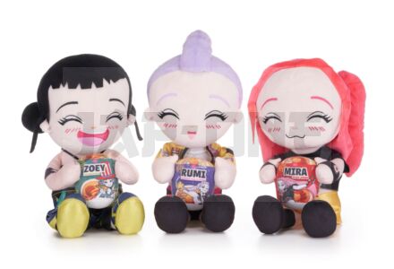 K-Pop Demon Hunters - Display De 12 Peluches - 3 Modèles - 30Cm