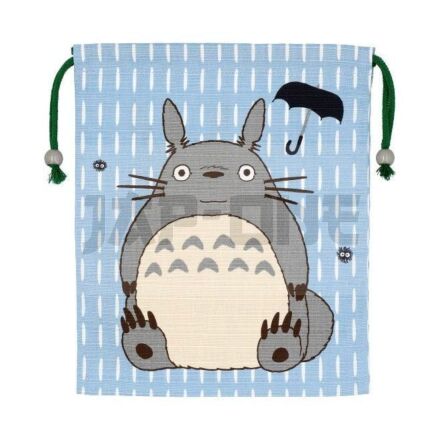 Ghibli - Mon Voisin Totoro - Sacoche Tissu Bleu 14X17Cm