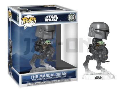 MANDALORIAN & GROGU - POP Ride DLX N° 837 - The Mandalorian AT-RT